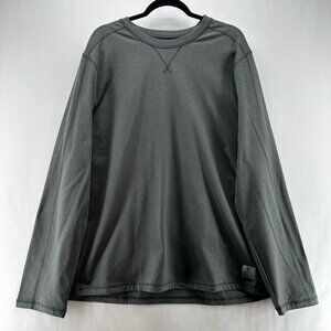 Rugged Elements Shirt Mens Sz 2XL Sueded Long Sleeve Crew Durable Utility Gray